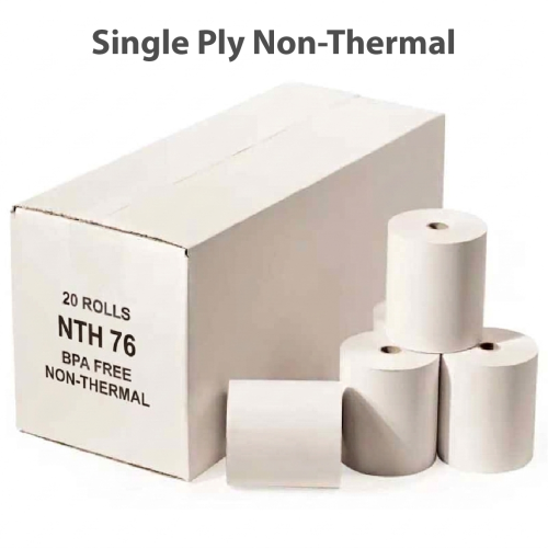 76mm x 76mm Non-Thermal Single Ply – Box of 20