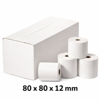 80mm x 80mm Thermal Printer Rolls – 20 Rolls of Box
